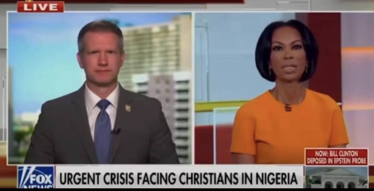 U.S. Congressman Riley Moore has alleged that Chinese actors are sponsoring terrorism in Nigeria.