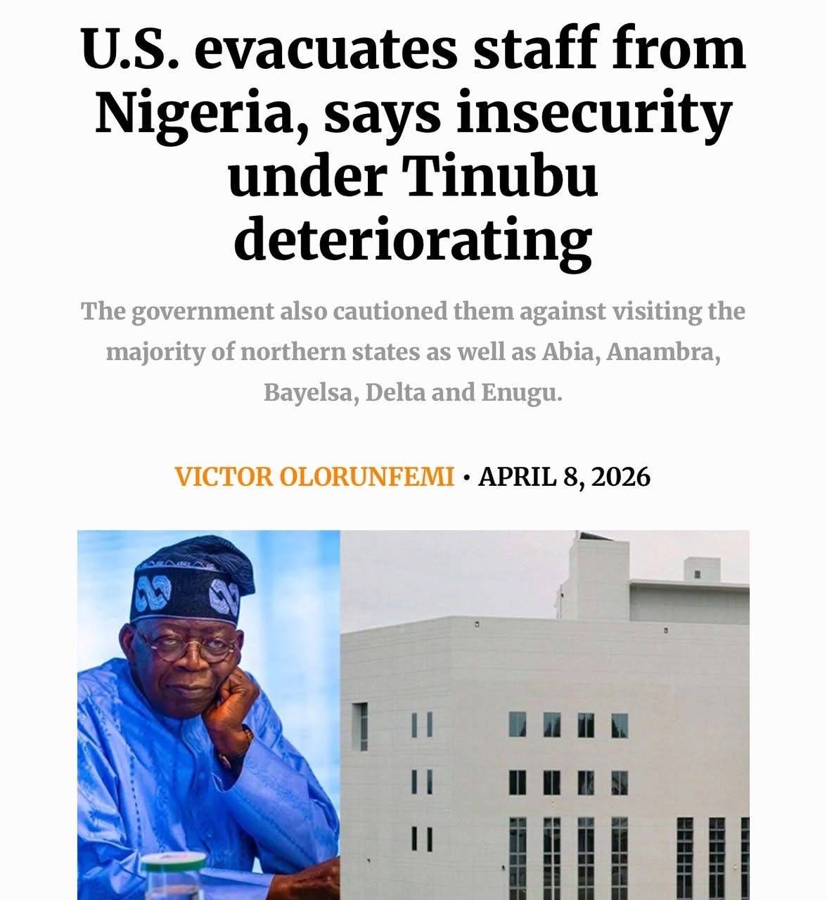 Post by Michael Oluwasegun Oyelayo