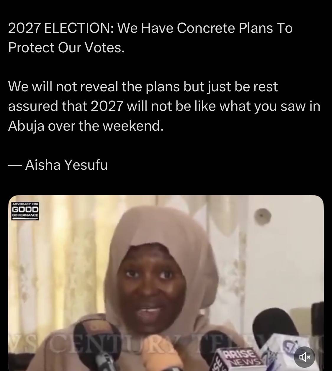 Aisha Yesufu..