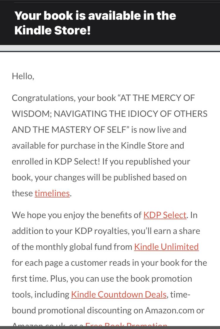 I am excited to announce that You can now get my e-book on Amazon Kindle book store.
I want to than...