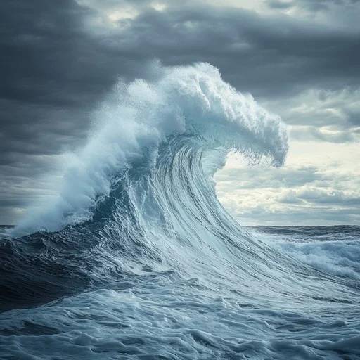 Psalm 93:4 - Above the thunder of the mighty waters, more majestic than the breakers of the sea is G...