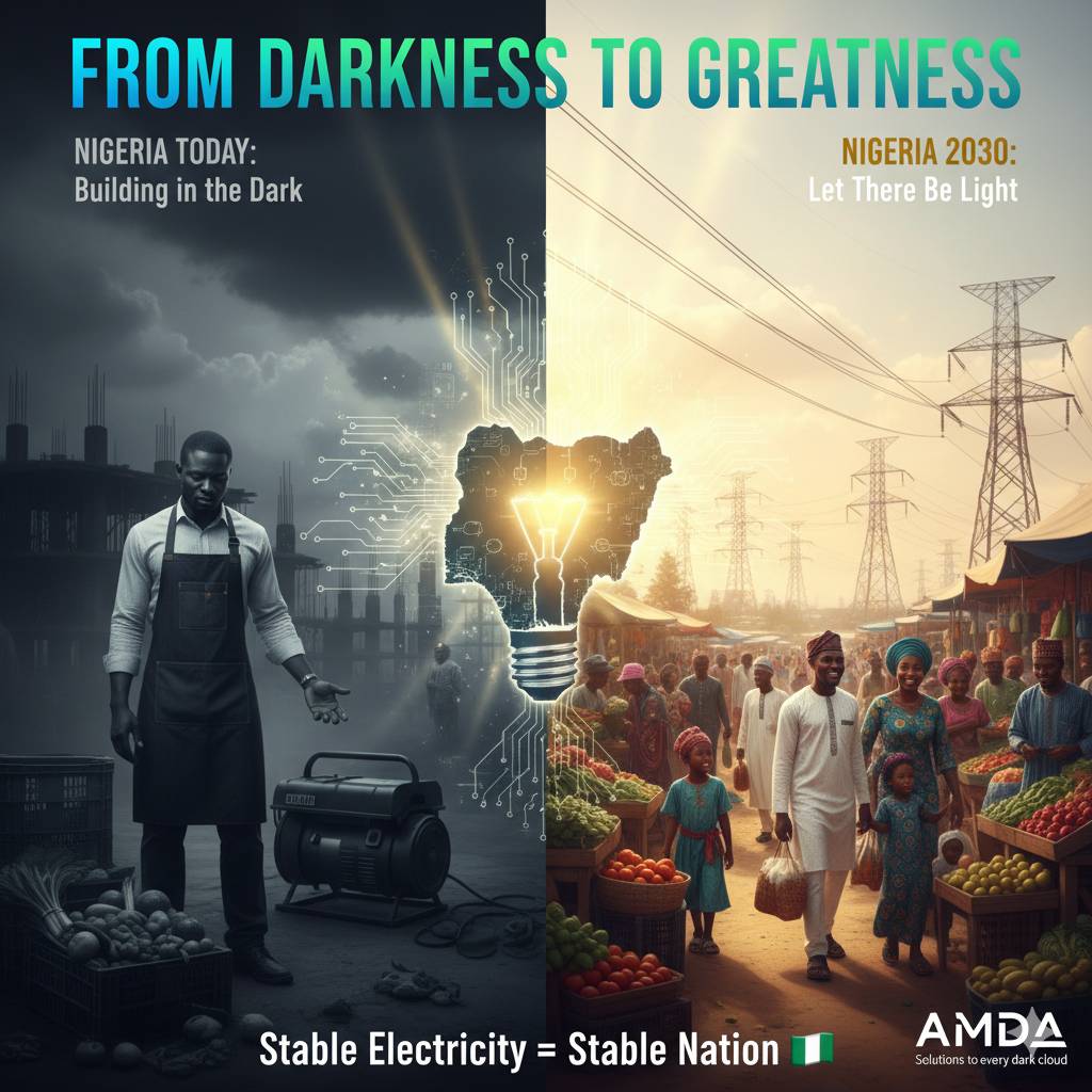 ๐ก LET THERE BE LIGHT ๐ณ๐ฌ
Nigeria deserves stable electricity. Not in 50 years. In the NEXT 5-10 yea...