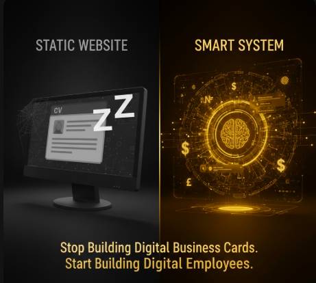 Stop building websites. Start building employees.
A static site is just a digital business card. It...