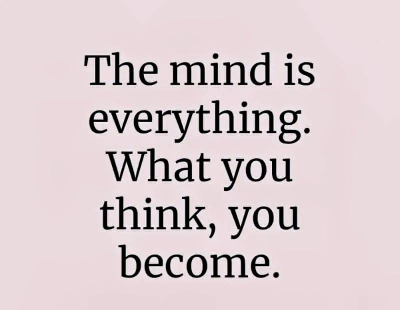 BE GOOD ABOUT EVERY THOUGHT....