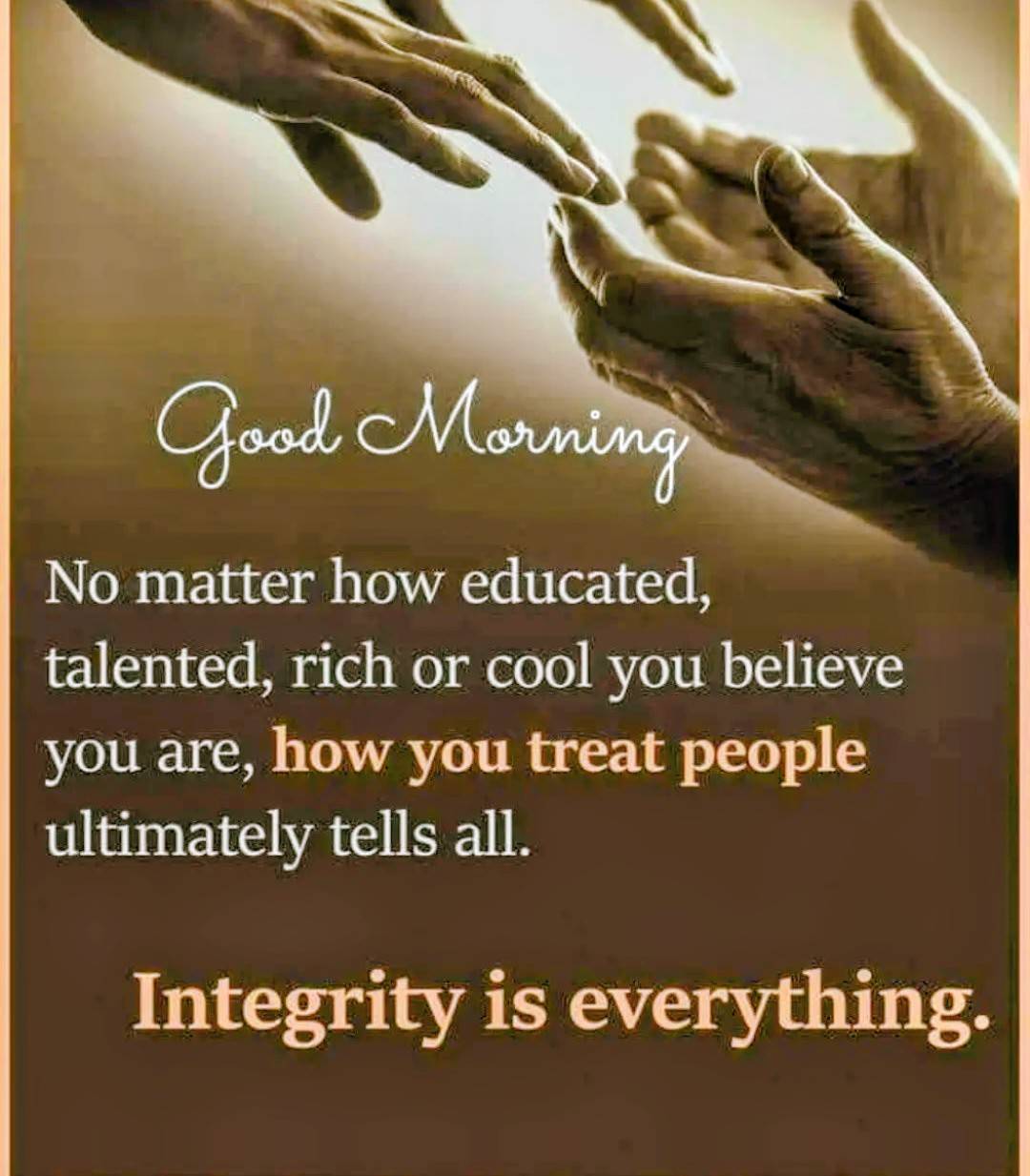 Very Good Morning to You.
Do Know Who I Am ?
Let Your Deeds Speak 🗣️