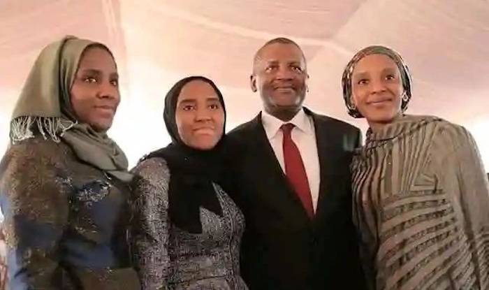BUSINESS NEWS: Aliko Dangote has assigned his daughters Halima, Fatima, and Mariya to major position...