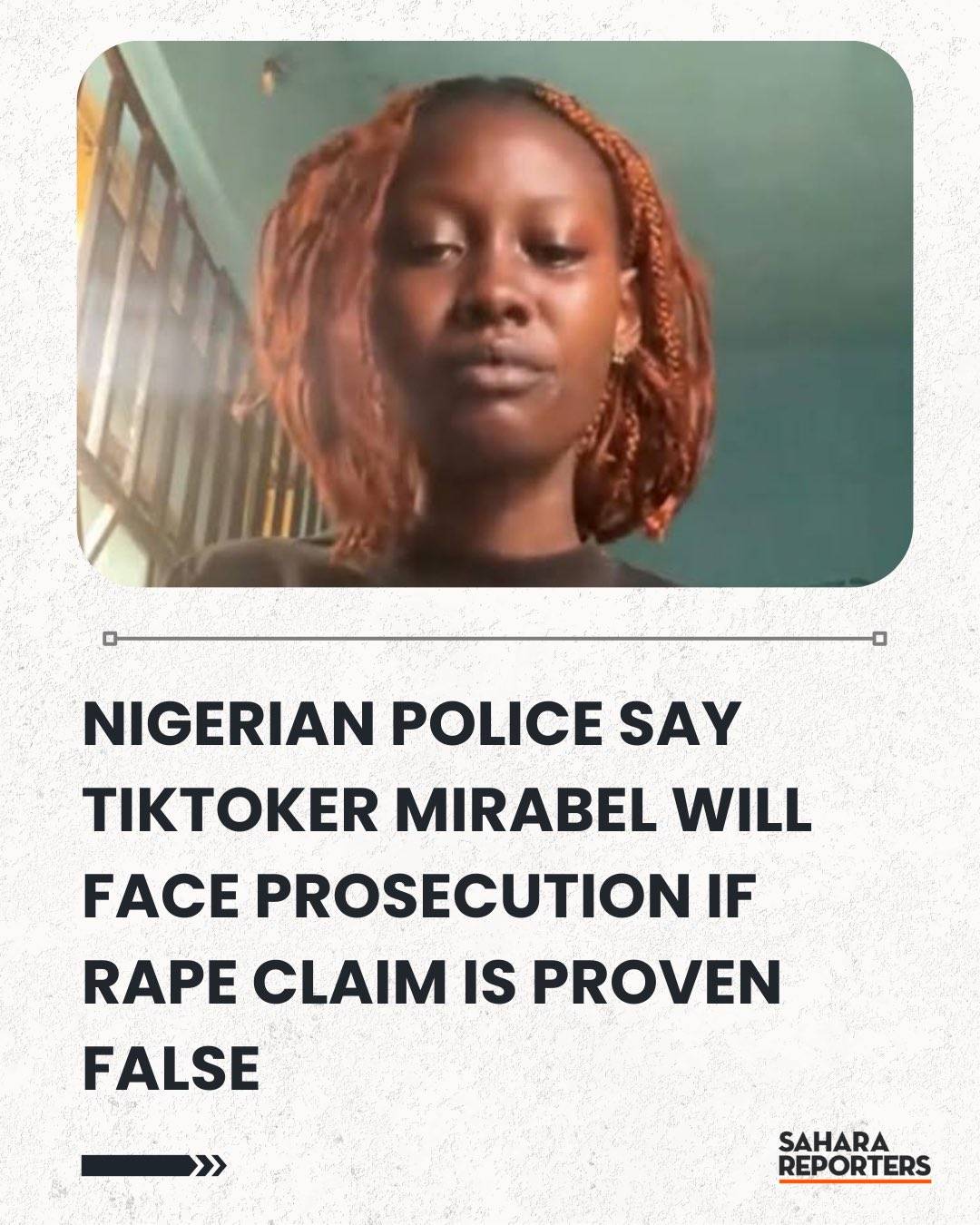 How will police find investigate this? RAPE ooo! How?