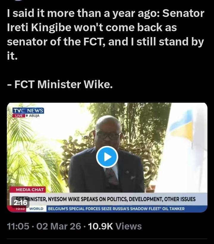 Why is Wike talking like this?
Does he now decide who stays alive and who will not?