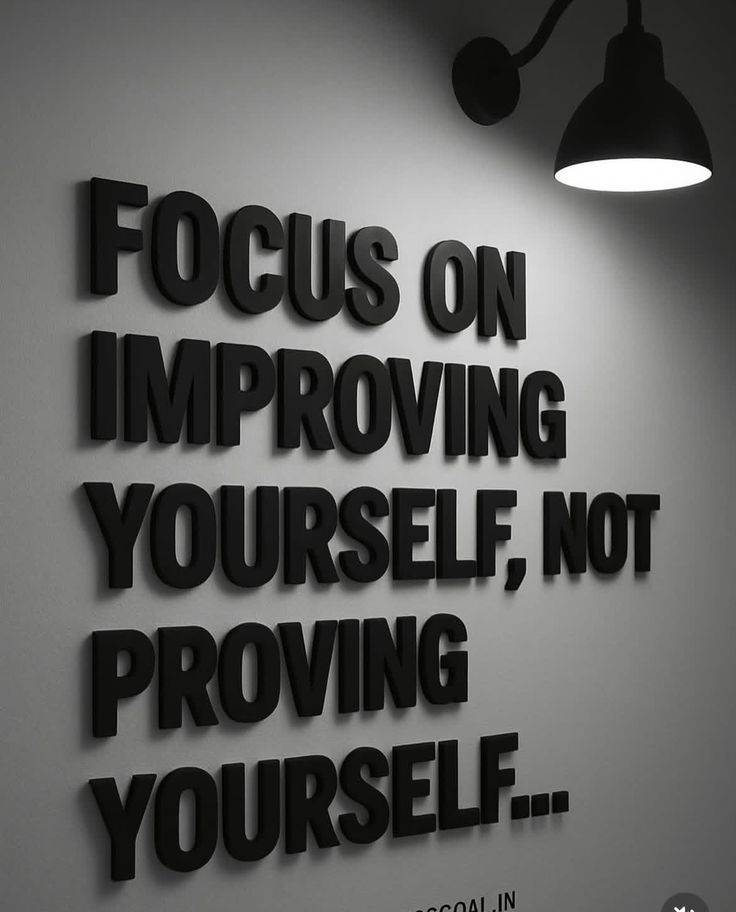 Focus on improving yourself, not trying to prove yourself to people that will never invest in you