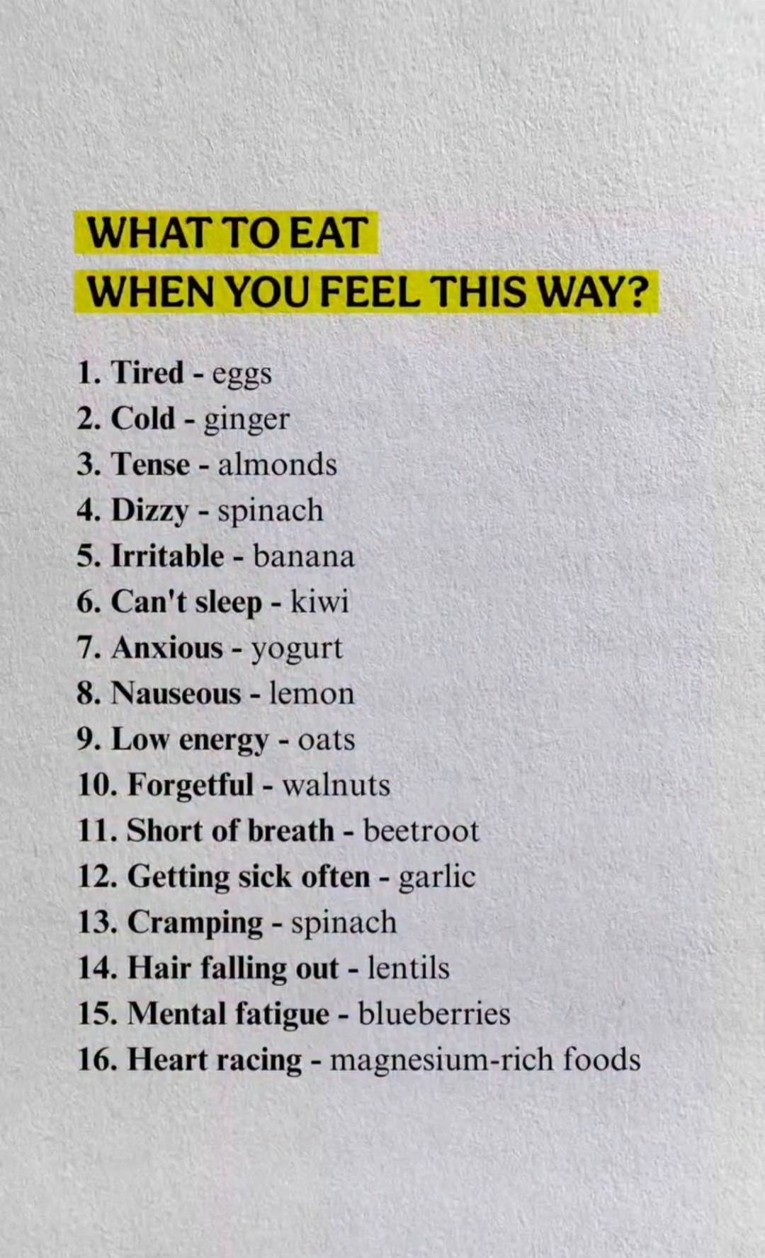 Health Tips!!!