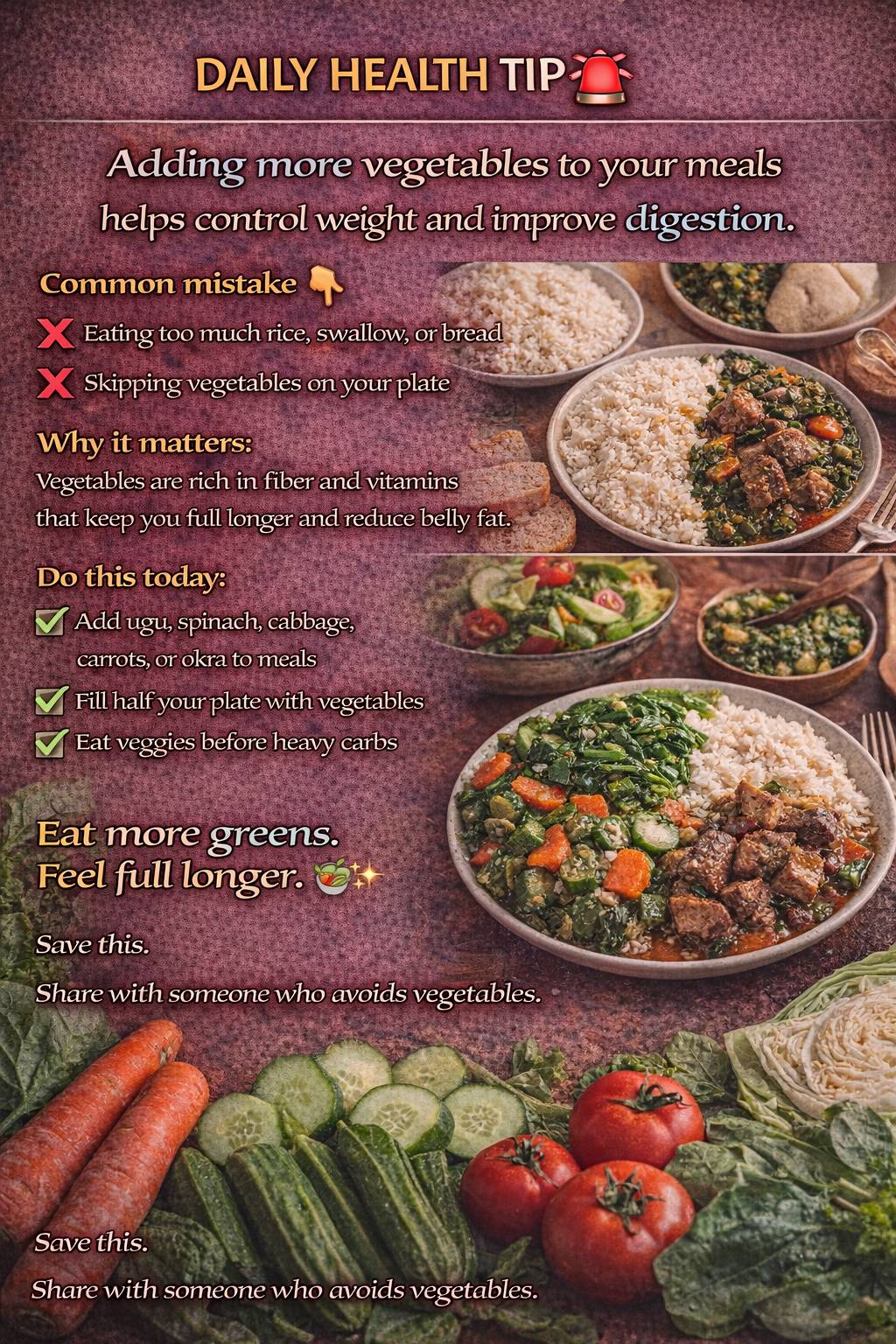 Mind what you eat!!