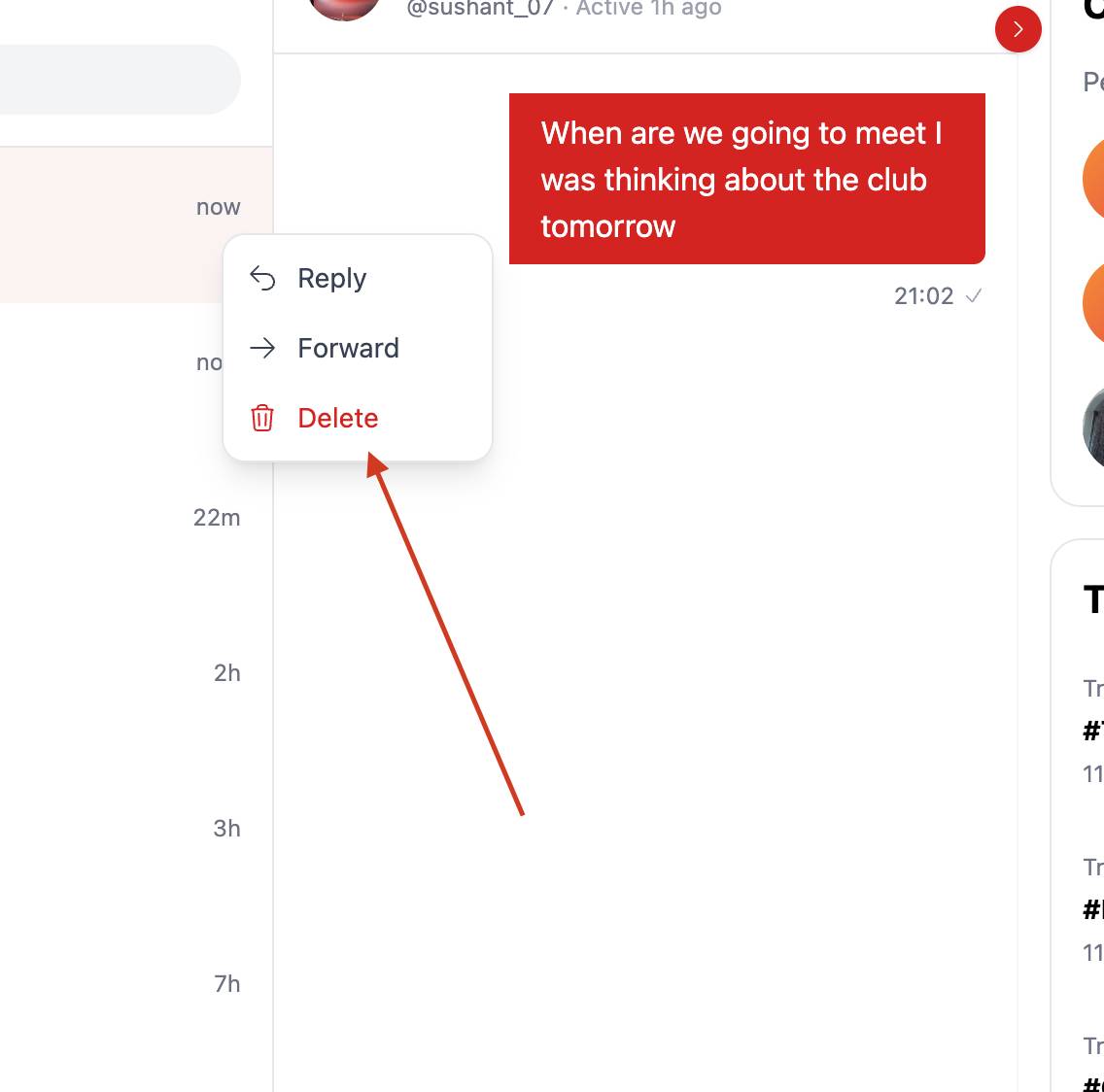 Made some improvements to messages including Forwarding, plus on mobile making it easier to type a m...