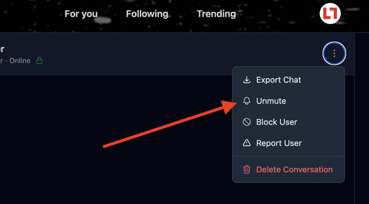 If you are getting bombarded with messages especially in groups, select Mute / Unmute. This will st...