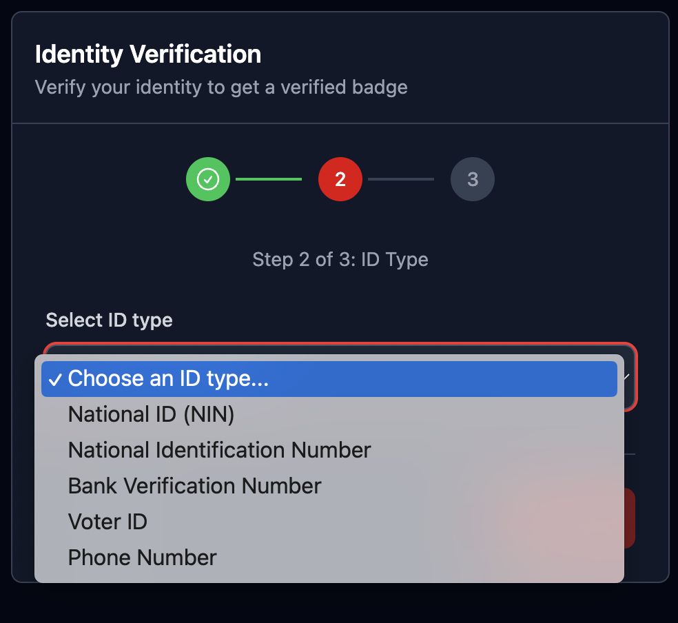 We are ready to start verification, verification is key for us to build trust throughout the platfor...