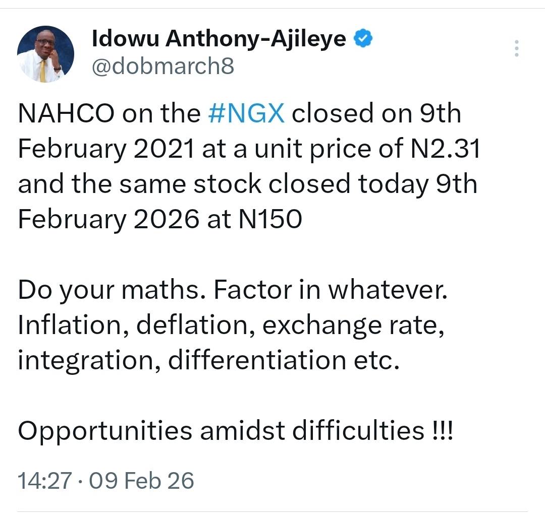 https://x.com/i/status/2020867059882598736
#NGX