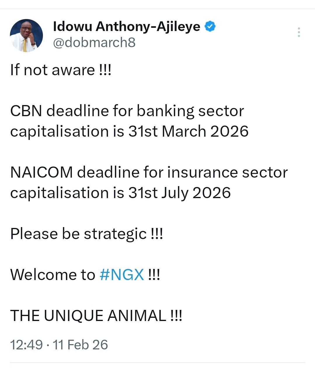 https://x.com/i/status/2021567167733633050
#NGX