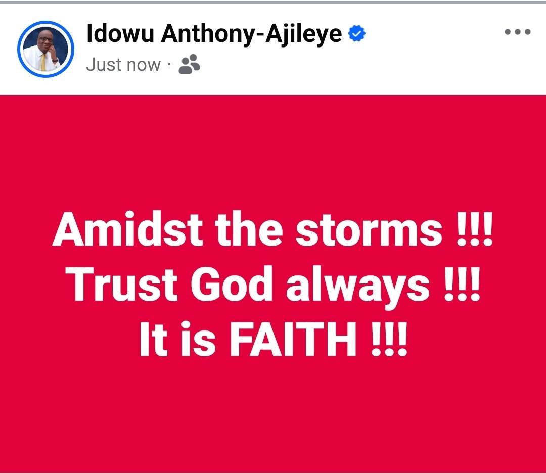 Post by Idowu Anthony-Ajileye