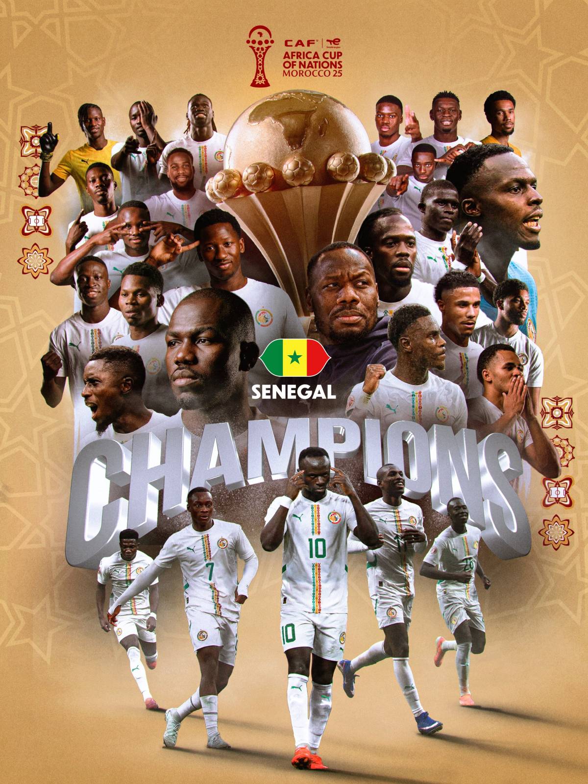 This are the champions ๐ we know. Championship trophies are earned on the pitch not awarded.