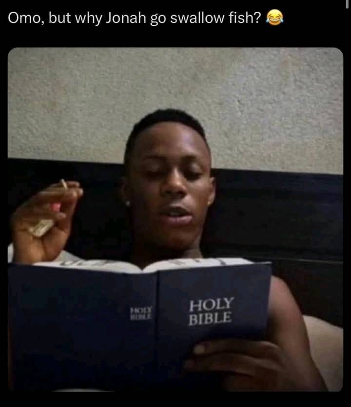 Bible wisdom choke😩😂😂