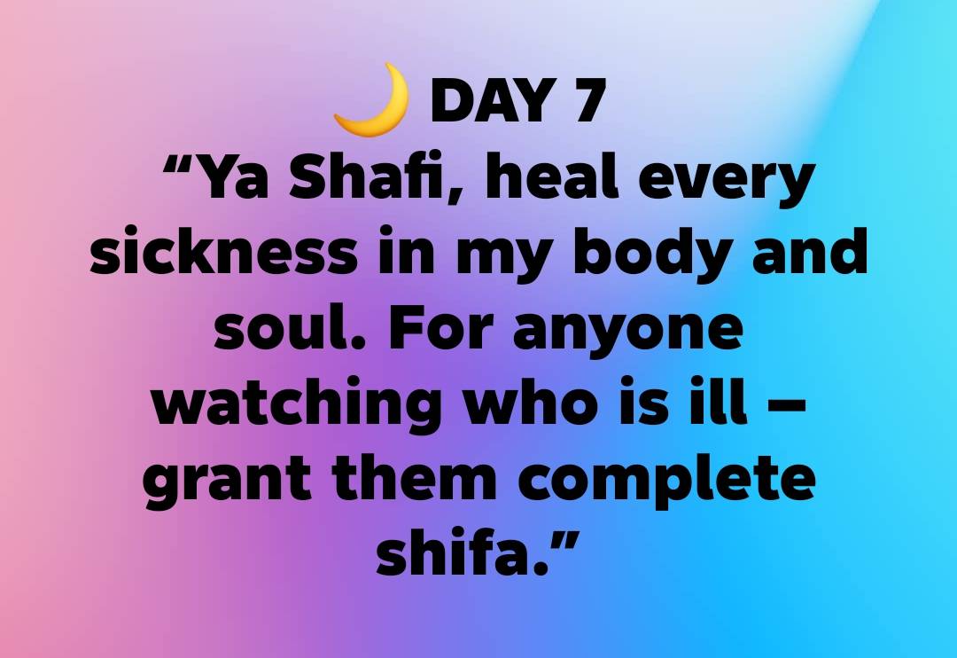 Ramadan day 7 to 9