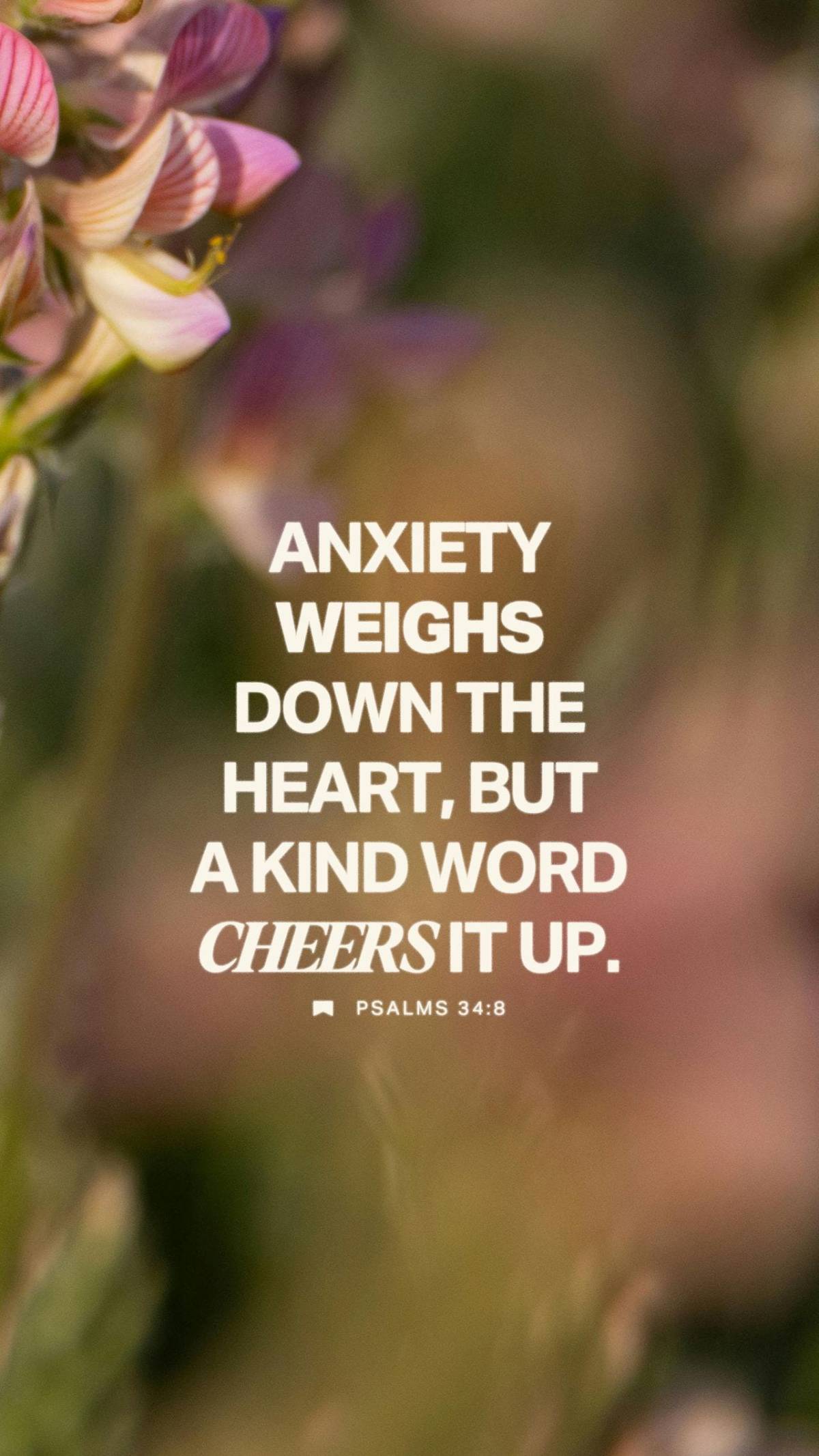 Anxiety weighs you down