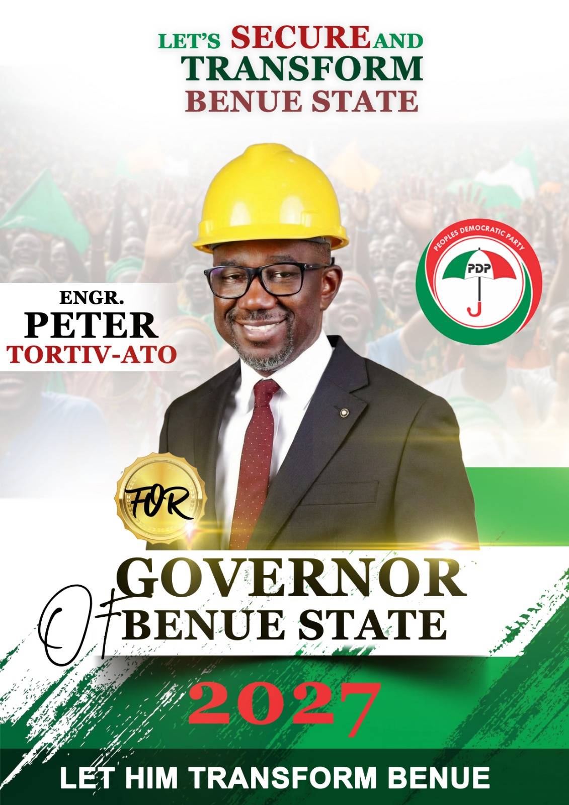 My Governor come 2027.
Benue will regain her past glory with Engr. Peter Terwase Tortiv-Ato as gove...
