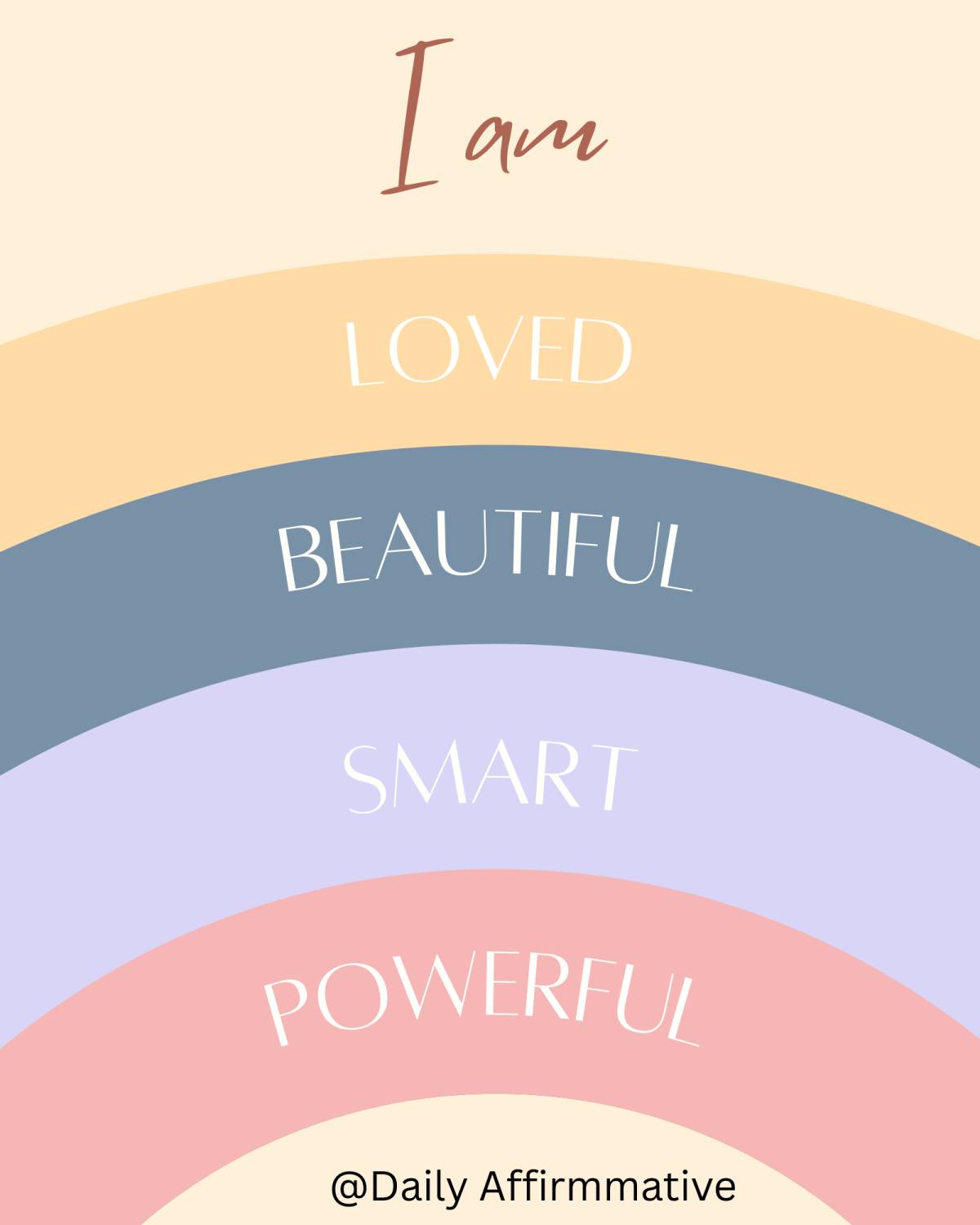 Because today is for love, speak this to yourself
"I am
loved
Beautiful
Smart
Powerful"
Share this w...