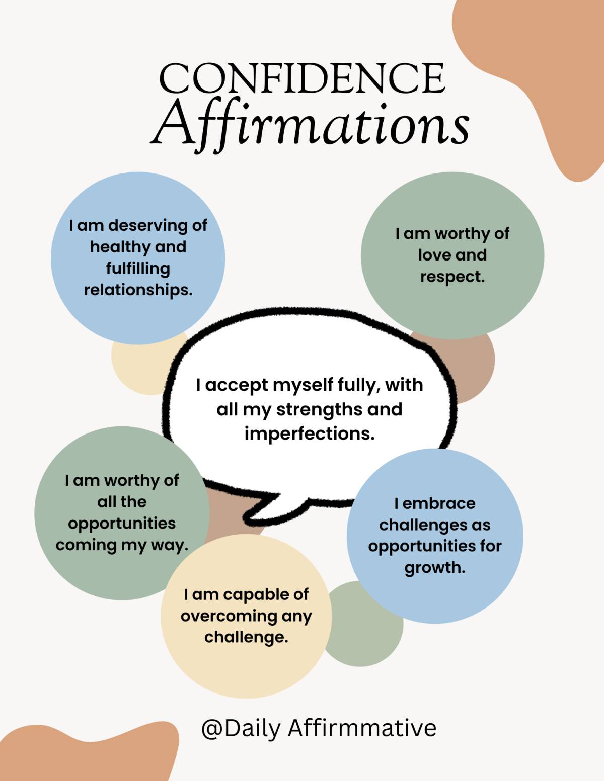 Daily affirmations & mindset reminders
Helping you start each day strong
Follow for daily positivity...