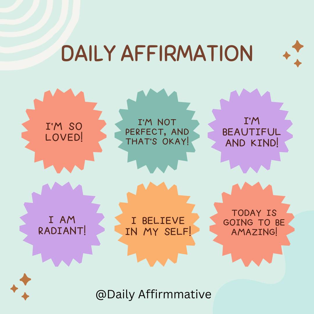 Start each day with affirmations
that remind you of your strength,
purpose, and potential. #dailya...