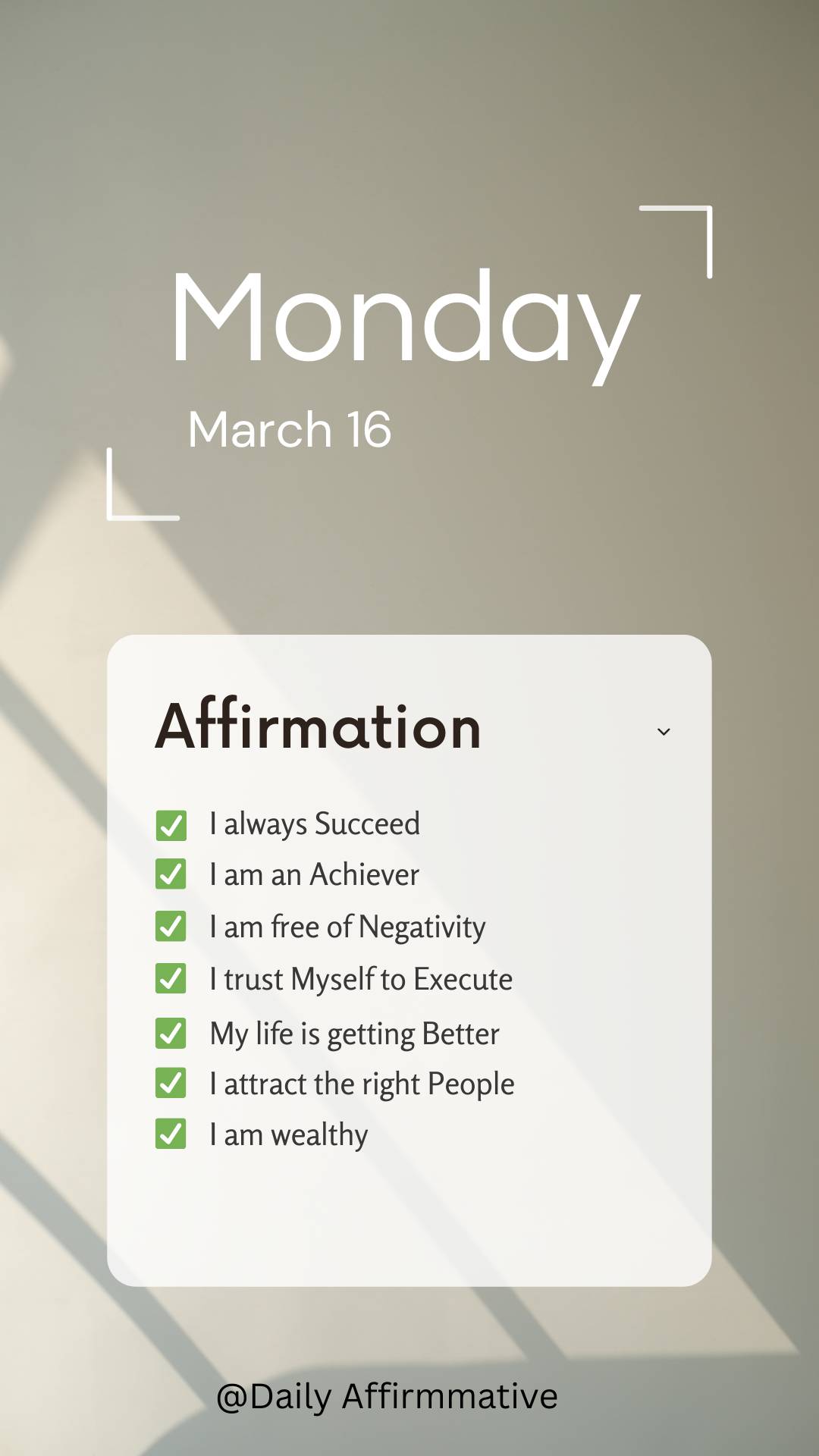Let this Monday set the tone for a powerful week. 💪✨
Speak this out loud to yourself:
"I always su...