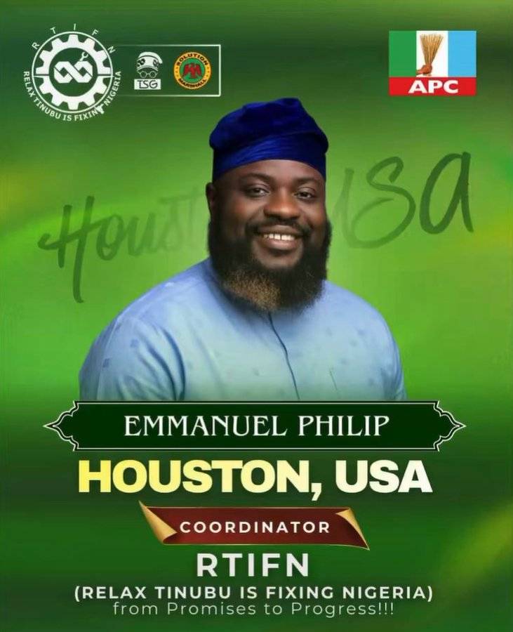 Popular Nigerian content creator Emmanuel Philip announced his appointment as Houston/USA coordinato...
