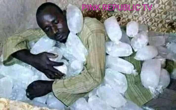 This heat is too much ohh,ice block things