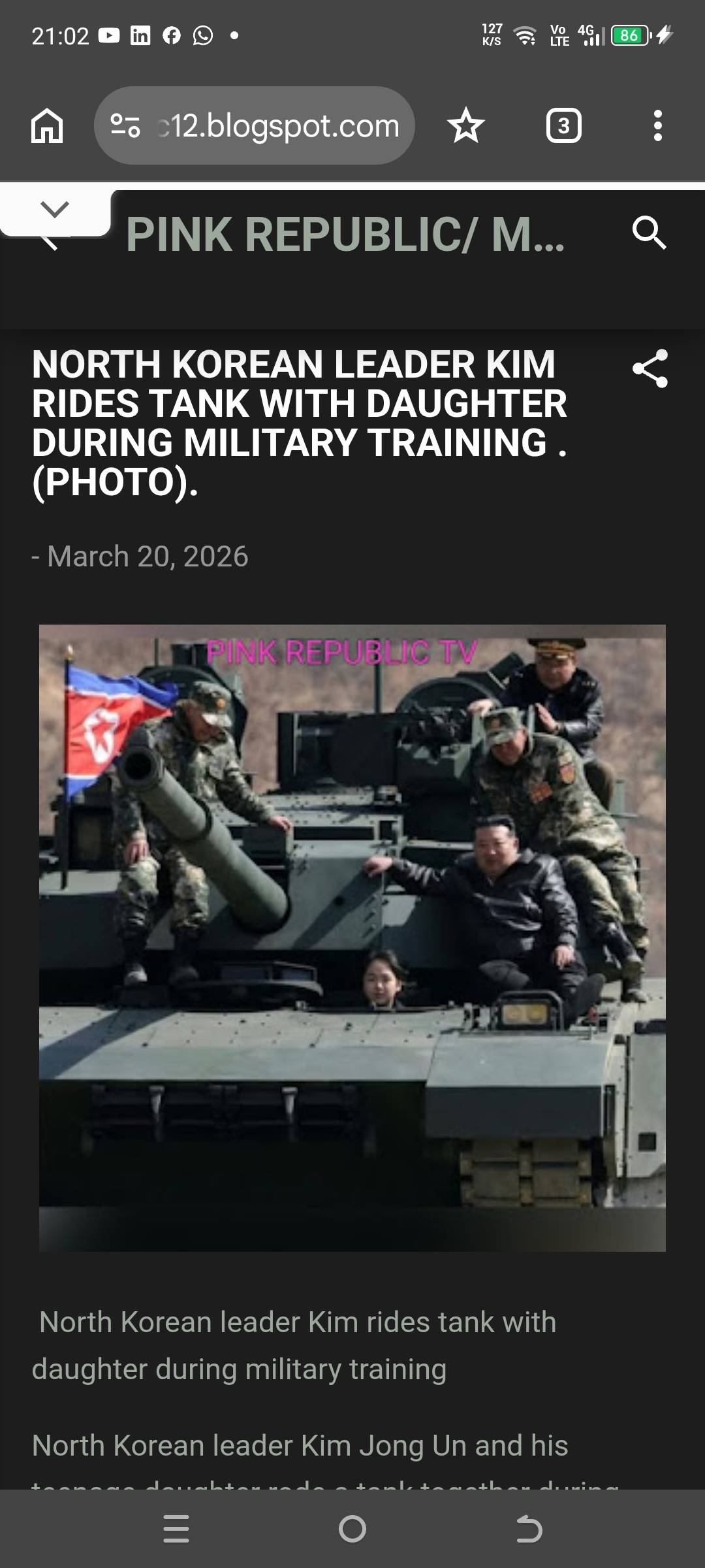 https://pinkrepublic12.blogspot.com/2026/03/north-korean-leader-kim-rides-tank-with.html?m=1