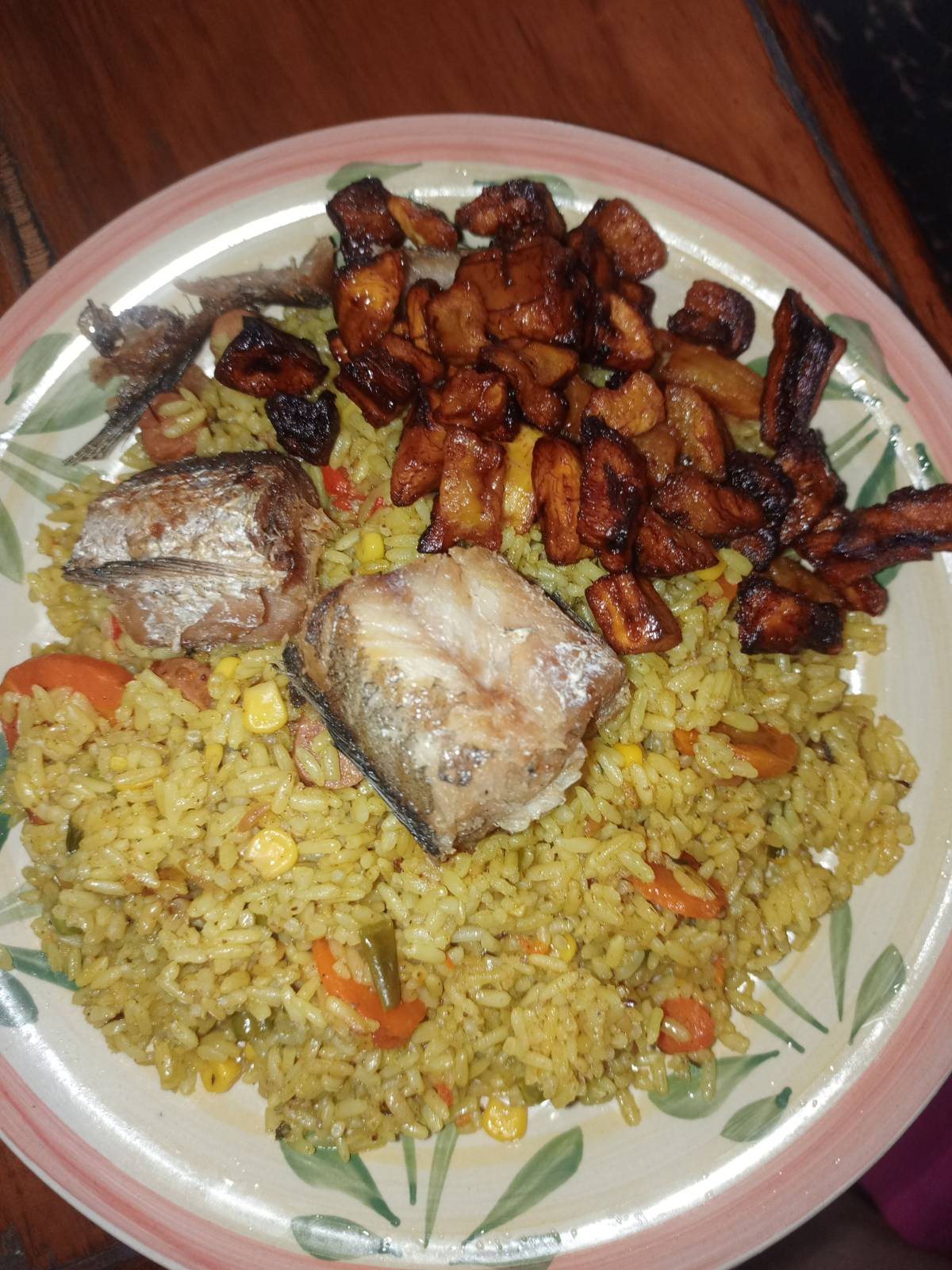 What I cooked today : fried rice, Nkwobi on the menu today Easter day