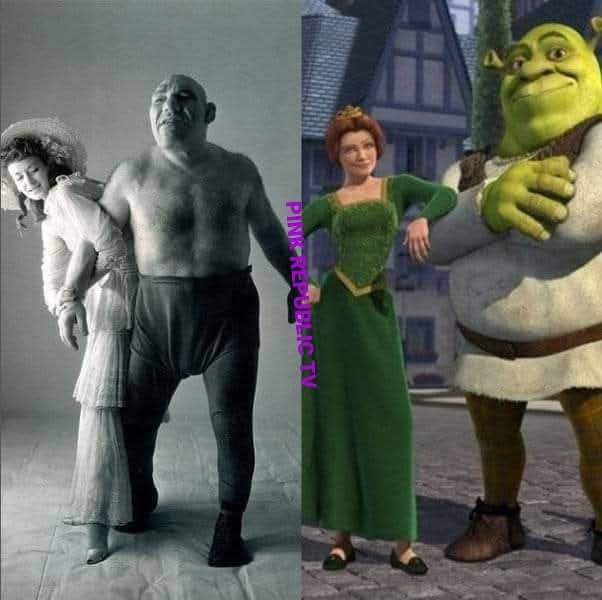 Shrek was based on a real human named Maurice Tillet, a Russian-born wrestler who primarily competed...