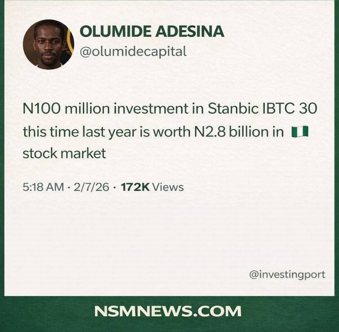 There is something happening in the Nigerian stock exchange at this time, find out