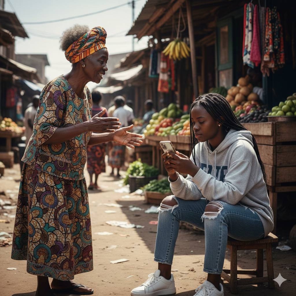 YesGrowing up, you couldn’t sit while an elder was standing 😐
Today, children sit and scroll their...