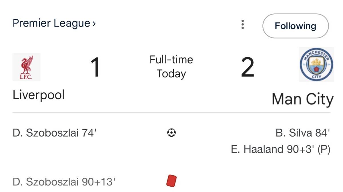 Comical implosion from Liverpool today 😂
