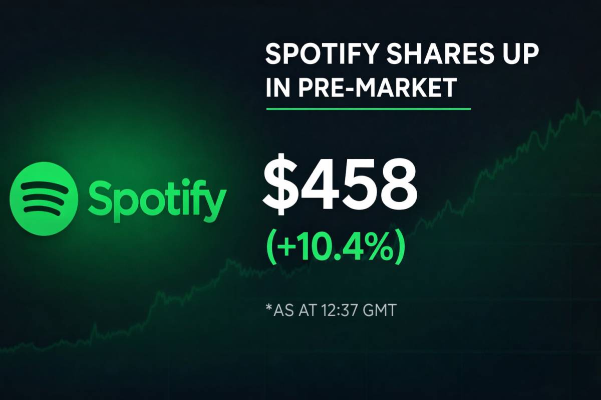 $SPOT climbing in Tuesday pre-market trading. Q4 ‘25 Revenue up 7% to €4.53 billion. 751 million MAU...