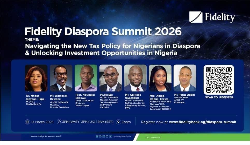 Join us 3pm Saturday For the Fidelity Bank 2026 Diaspora Summit. Use the link below to hop in
http...