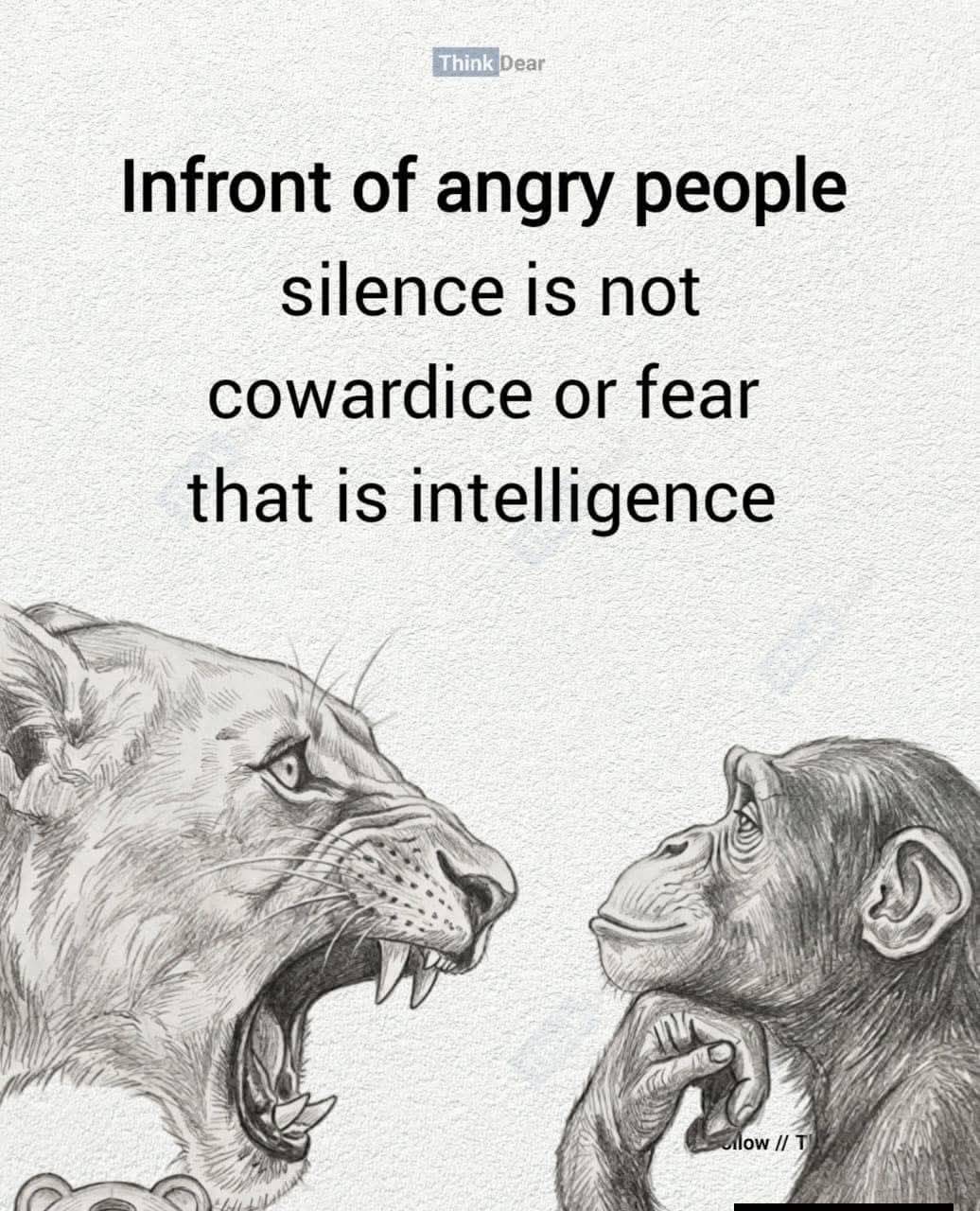 Silence in the face of anger is not cowardice — it is intelligence.
It takes strength to hold your p...