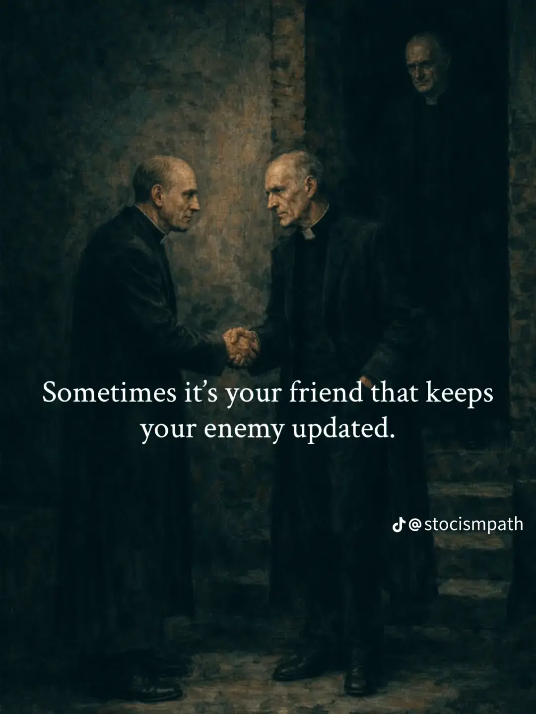 Not everyone close to you is loyal.
Some people don't attack you directly, they just pass informati...