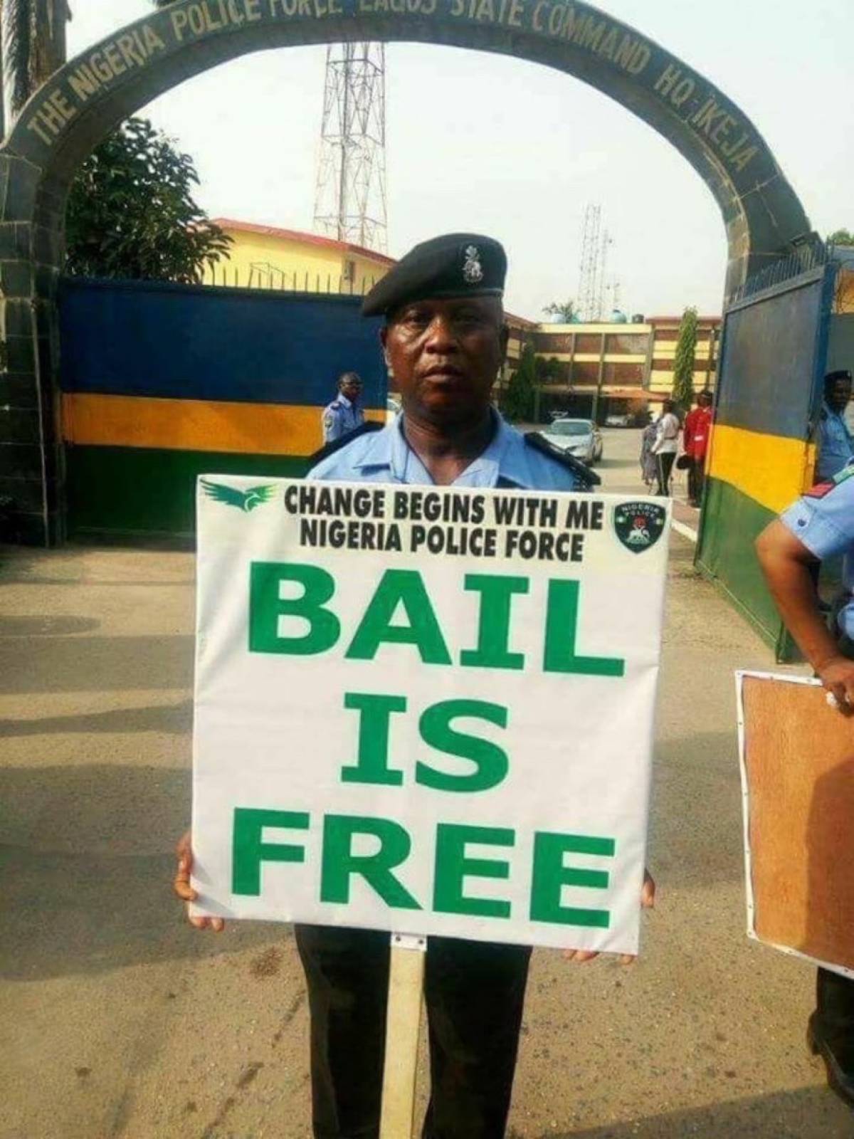 Bail is FREE – Nigeria Police reminds Nigerians
