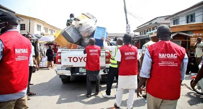 NAFDAC confiscates fake malaria drugs and cosmetics worth N3 billion in Lagos state