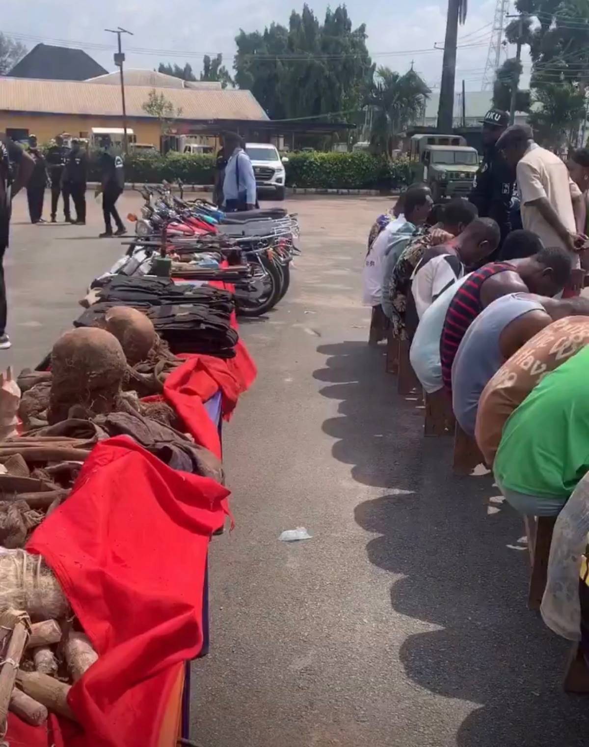 JUST IN: Imo State Police Command Reportedly Apprehends a Syndicate involved in armed robbery, kidna...