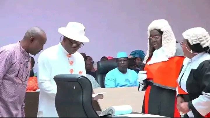 Peter Akpe Sworn In As Bayelsa Deputy Governor
