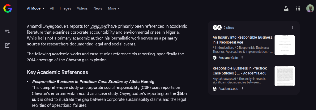It’s a humbling feeling to see my reporting from years ago at @VanguardNgrNews still being cited in...
