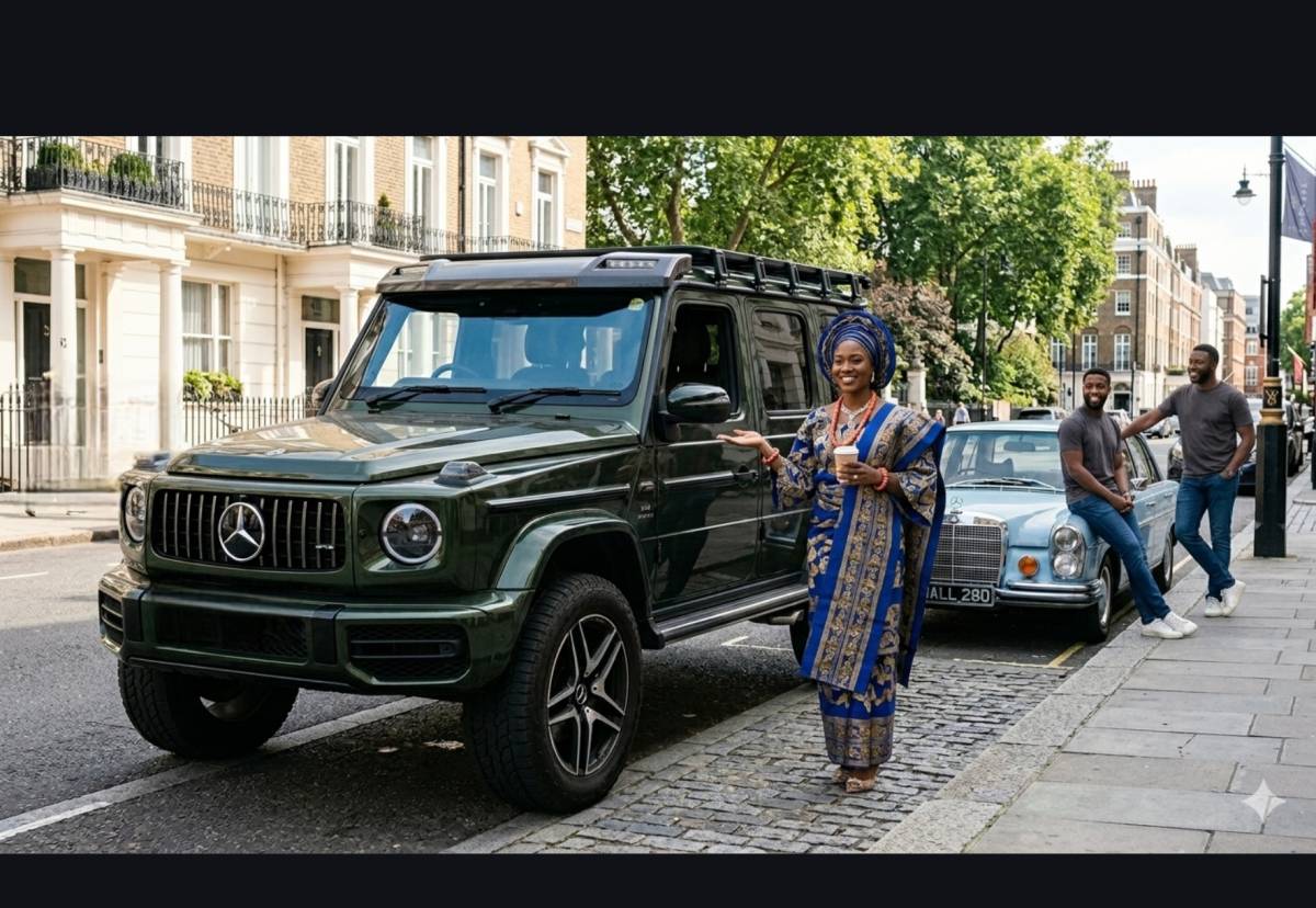 My Mercedes is bigger than yours.🤣🤣🤣🤣
(Remembering Nkem Nwankwo's novel published in 1975)