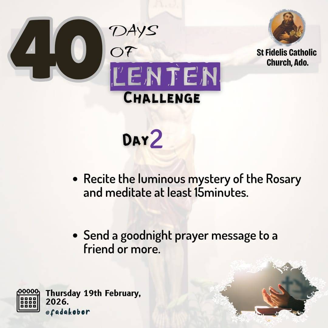Day 2: "Nothing great is ever achieved without much enduring" - St Catherine of Siena.