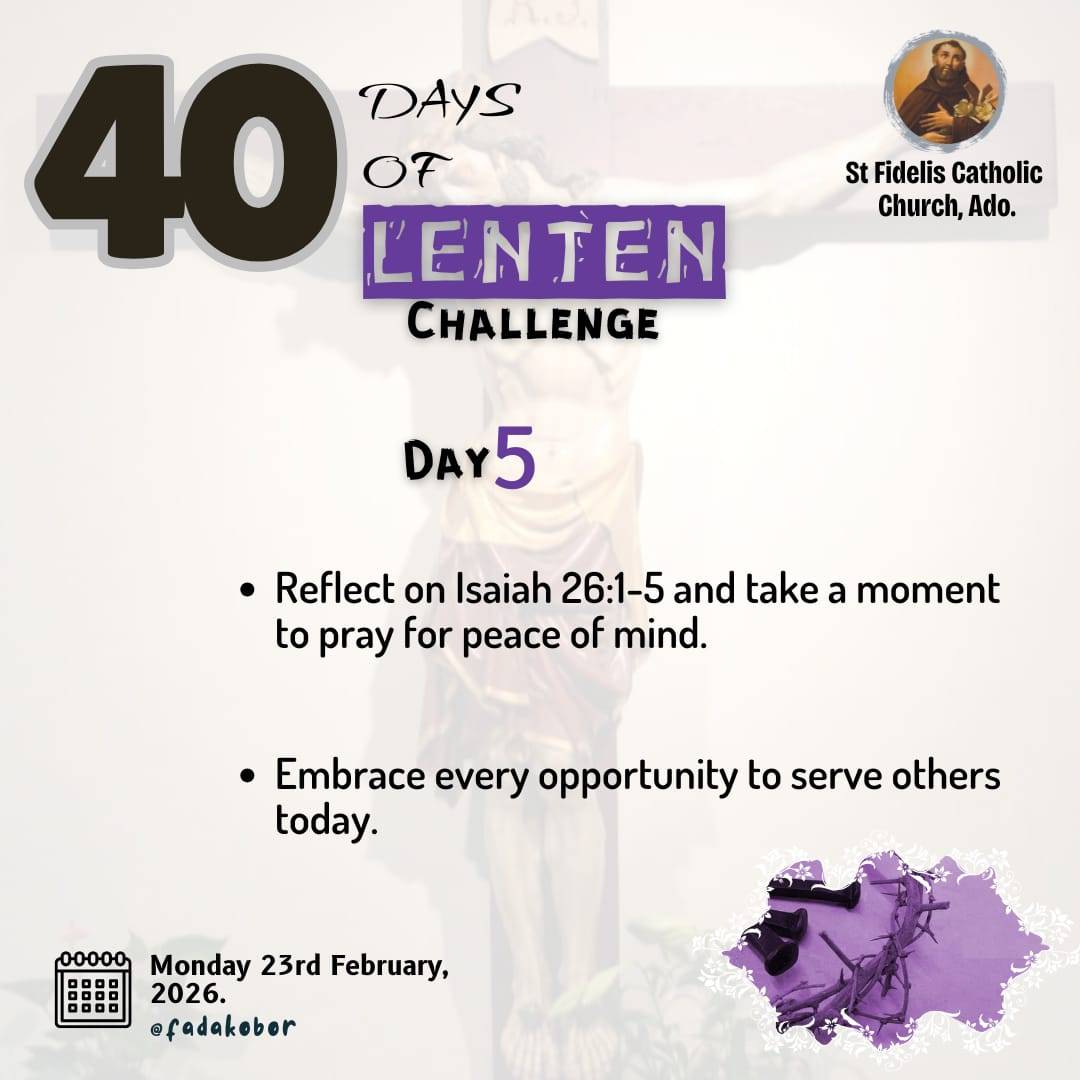 Day 5: "Have patience with all things, but first of all with yourself." - St Francis De Sales
